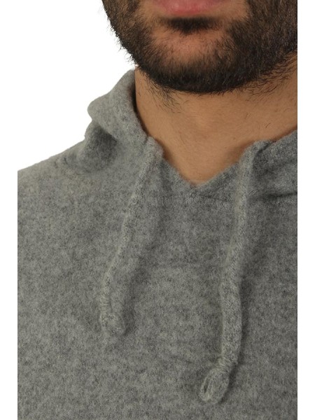 Maglia Luigi Gentile con Cappuccio Grigio